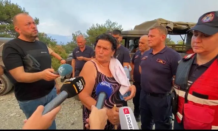 Zjarret në Gramsh, banorët akuzojnë shtetin: Na sollën vetëm 1 zjarrfikëse