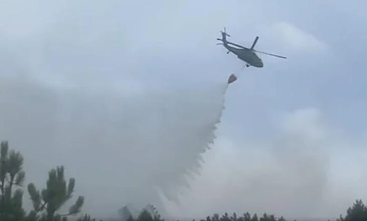 Zjarret në vend, Rama publikon pamjet: Angazhim maksimal për shuarjen e çdo vatre, 6 helikopterë në veri