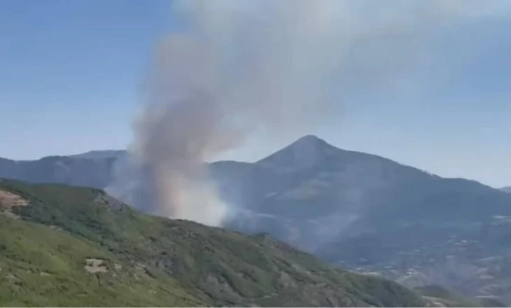 Zjarri në Gramsh po përhapet me shpejtësi! Autoritet paralajmërojnë banorët, pritet ndërhyrje nga ajri