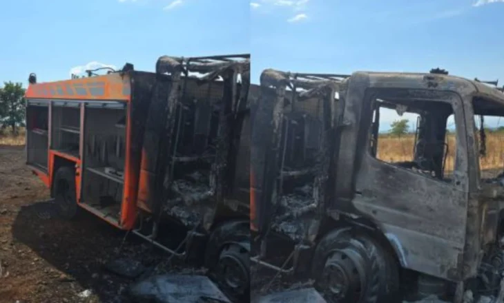 Zjarri në Malësi të Madhe, shkrumbohet një mjet zjarrfikës