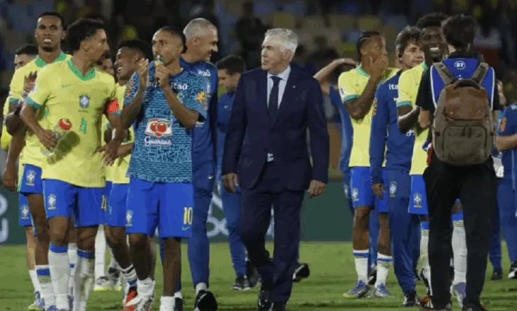 3 ndeshja pa pësuar gol, Ancelotti ngre “murin” te Brazili: Unë jam italian, mos e harroni këtë…