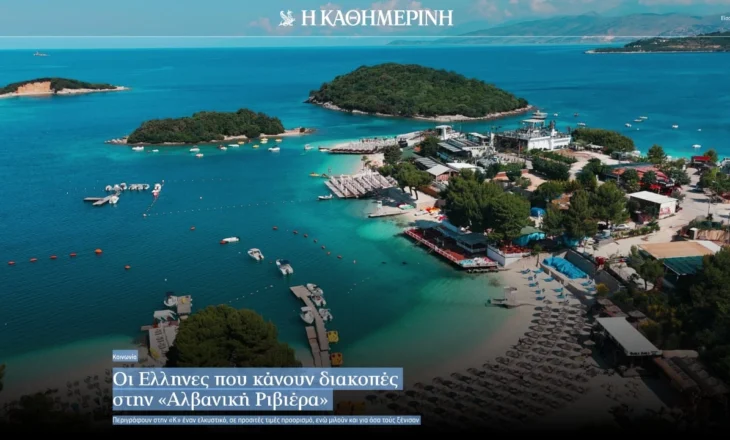 700 mijë grekë, turizëm në Shqipëri/ Gazeta “Kathimerini”: Riviera Shqiptare si në Halkidiki, alternativë më e lirë