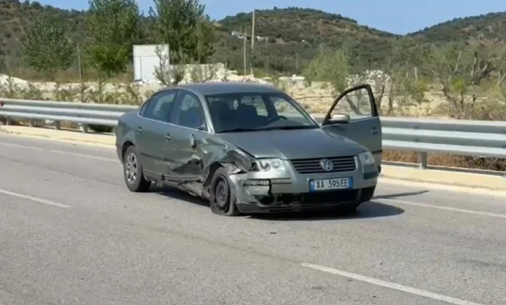Aksident në Bypass-in e Vlorës/ Dy automjete përplasen me njëra-tjetrën, asnjë i plagosur, dyshimet e para