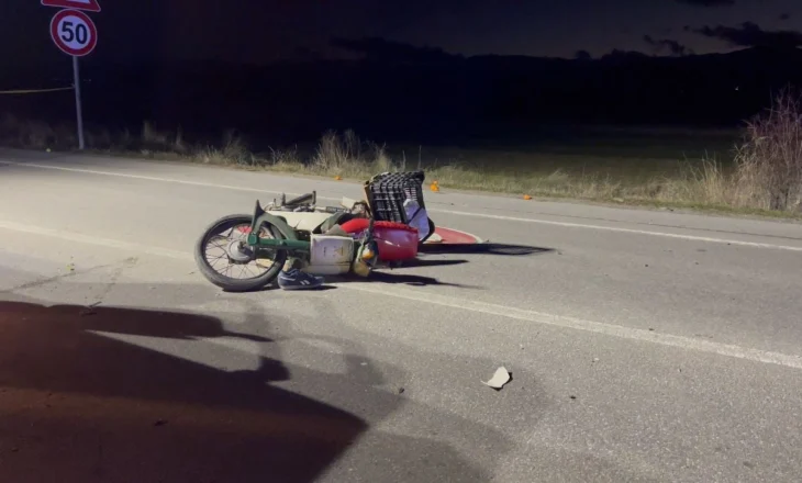 Aksident në Pogradec, plagoset rëndë drejtuesi i motorit