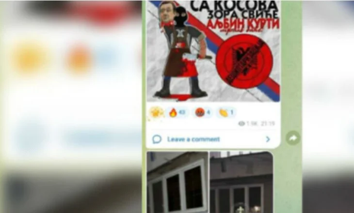 “Albin Kurti do jetë i vdekur”, grafite skandaloze në veriun e Mitrovicës