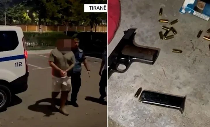 Arrestohet 35-vjeçari/ Fshehu armë në depozitën e ujit, i gjenden edhe municion luftarak dhe kokainë