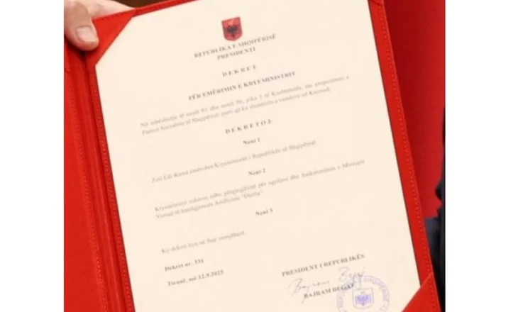 Bardhi reagon për dekretin e presidentit për Diellën: Qesharak dhe antikushtetues