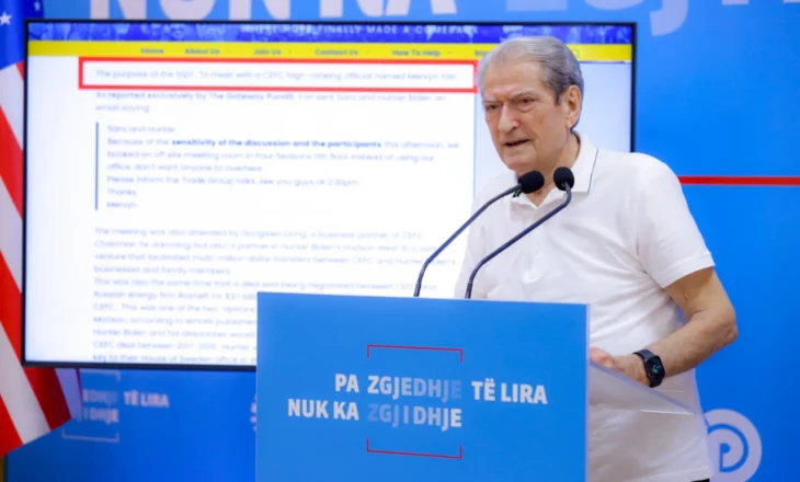 Berisha: Zgjedhjet ishin farsë, Celibashi lexoi atë që i erdhi nga zyra e Edi Ramës