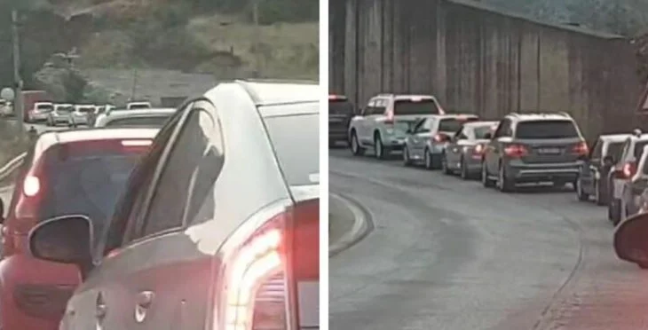 Çfarë ndodhi? Elbasani i “paralizuar” nga trafiku, radhë kilometrike bllokohen qindra automjete