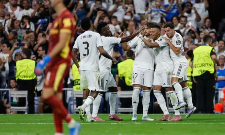 Champions/ Reali fiton me 10 lojtarë, dy penalltitë e Mbappes “shpëtojnë” madrilenët në ndeshjen e parë, barazim spektakolar me 8 gola në Torino