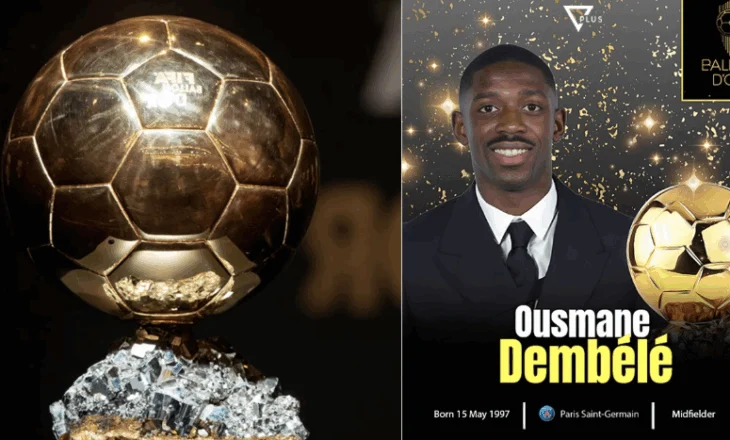 Dembele mposht Lamine Jamal dhe “rrëmben” trofeun “Topi i Artë”