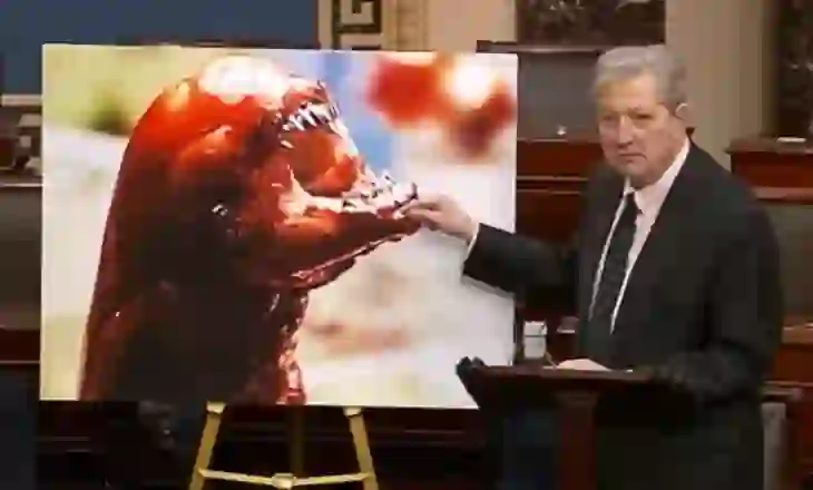 “Do t’ju vrasin”/ Senatori Kennedy paralajmëron amerikanët: Nëse hani karkaleca të ngrirë mund të shndërroheni në “alienë”