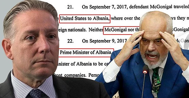 Dosja që do të tronditë politikën/ SHBA rihap hetimet për McGonigal, Rama nën lupën e Departamentit të Drejtësisë