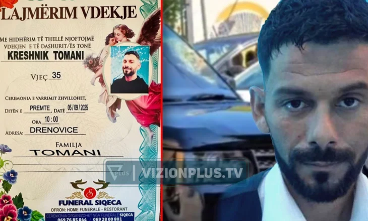 E përplasi 17-vjeçari me “Range Rover”, ndërron jetë pas 10 ditësh në koma Kreshnik Tomani, baba i tre fëmijëve