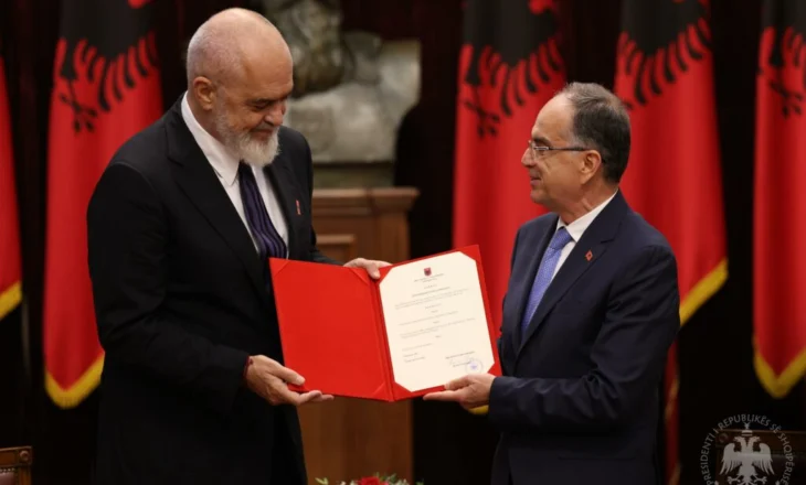 Edi Rama mandatohet për herë të katërt si kryeministër