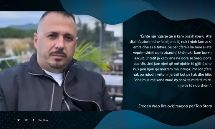 Eksluzive/ Erogen Vaso flet për Top Story: S’merrem me intriga, nuk i kam borxh askujt, shteti të zbardhë ngjarjen