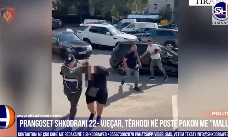 EMRI – Tërhoqi një pako në një postë në Vorë një pako me 7 kile “mall”, arrestohet shkodrani 22- vjeçar