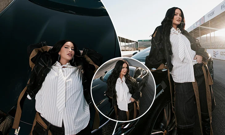 FOTO/ Dafina Zeqiri merr një Ferrari luksoz: Amësia më bëri edhe më të fortë