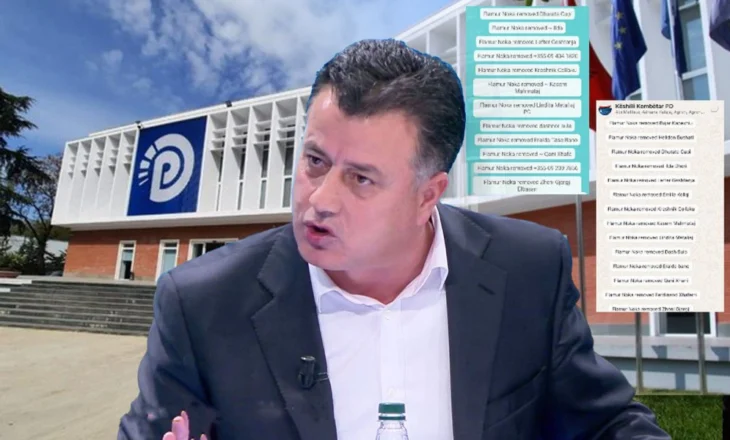 FOTO/ “Fshesa” brenda PD-së/  Noka heq nga grupet e WhatsApp deputetët që nuk rimorën mandatin