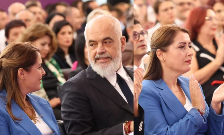 FOTOLAJM/ “E di që s’do ma falësh këtë bombë”, buzëqeshja dhe “shok-u” i Manastirliut në Asamblenë e PS, nga ministre në kryebashkiake e Tiranës