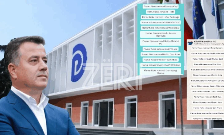“Fshesa” brenda Partisë Demokratike/ Flamur Noka heq nga grupet e WhatsApp deputetët që nuk rimorën mandatin