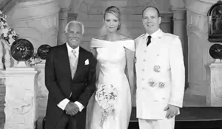 Giorgio Armani dizenjoi edhe fustanin e nusërisë së Princeshës Charlene, çfarë shkroi ajo për të