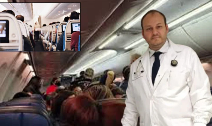 Heroizmi i mjeku shqiptar, i jep ndihmën e parë pasagjerit në avionin Tiranë-Londër