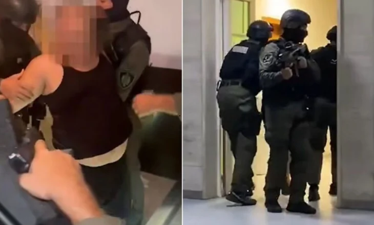 I shpallur në kërkim për dhunimin e gardianit të burgut, pamjet kur RENEA thyen dyert dhe arreston 38-vjeçarin e rrezikshëm