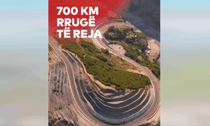 Infrastruktura 2025-2029, Rama poston videon: 700 km rrugë të reja