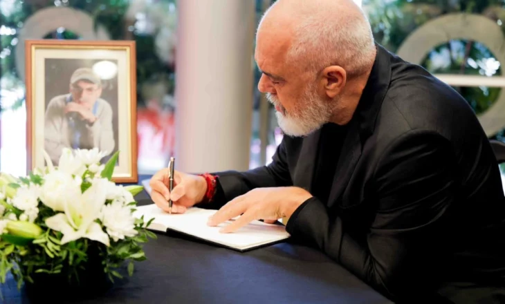 “Jam i bindur që e ke menduar këtë ditë, të ndahesh nga zhurma e qytetit e të prehesh në Vunoin tënd”, mesazhi i Ramës në librin e ngushëllimeve për Dhimitër Anagnostin