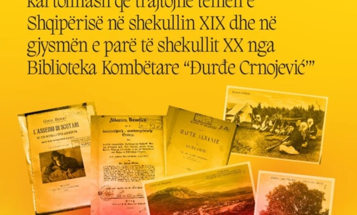 Java Kulturore Malazeze, një ekspozitë me libra të vjetër, harta e kartolina që trajtojnë temën e Shqipërisë