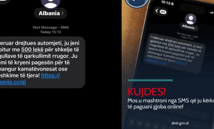 “Jeni gjobitur”, AKSK apel qytetarëve: Mos i hapni këto SMS në telefonin tuaj