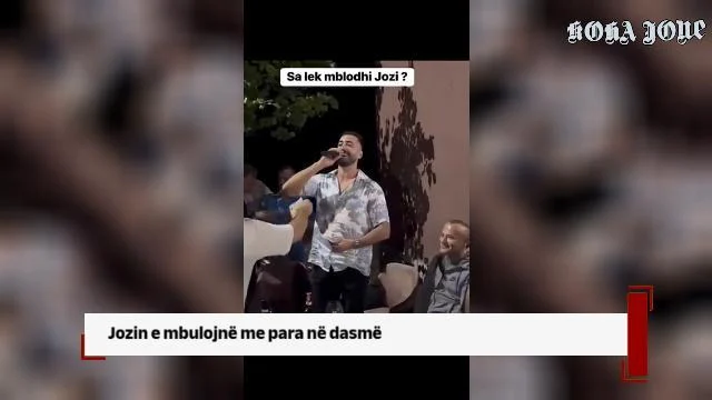 Jozin e mbulojnë me para në dasmë