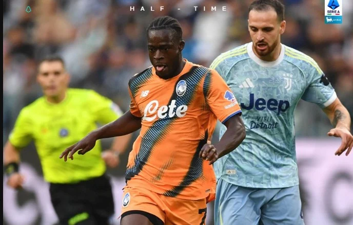 Juventus befasohet në fund të pjesës së parë nga Atalanta, miqtë e mbyllin në avantazh (video)