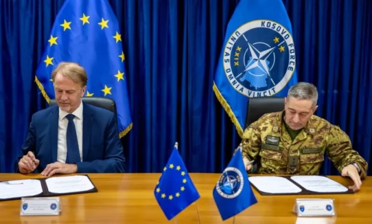 KFOR dhe BE nënshkruajnë memorandum për evakuime në raste krize në Kosovë