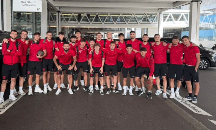 Kombëtarja shqiptare U-21 mbërrin në Aarau për miqësoren ndaj Zvicrës