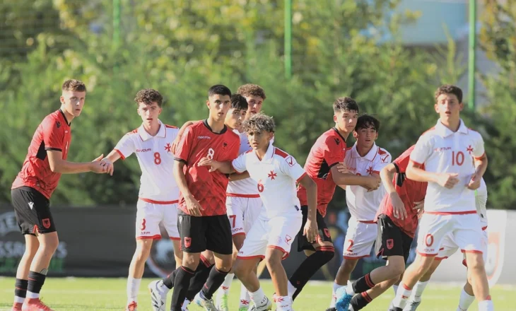 Kombëtarja U-15 nuk fiton dot as ndaj Maltës, kuqezinjtë mposhten 1-2