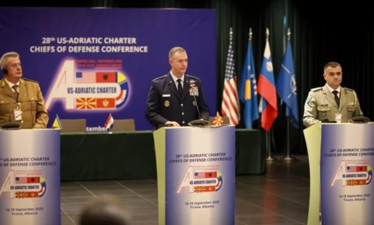 Konferenca e Kartës së Adriatikut në Tiranë, gjenerali amerikan: Shqipëria, rol stabiliteti dhe sigurie në rajon