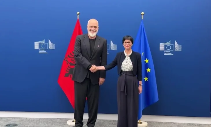 Kryeministri Rama në Bruksel: Kanë mbetur edhe 5 grupkapituj për t’u çelur. Kos: Do t’i hapim brenda vitit