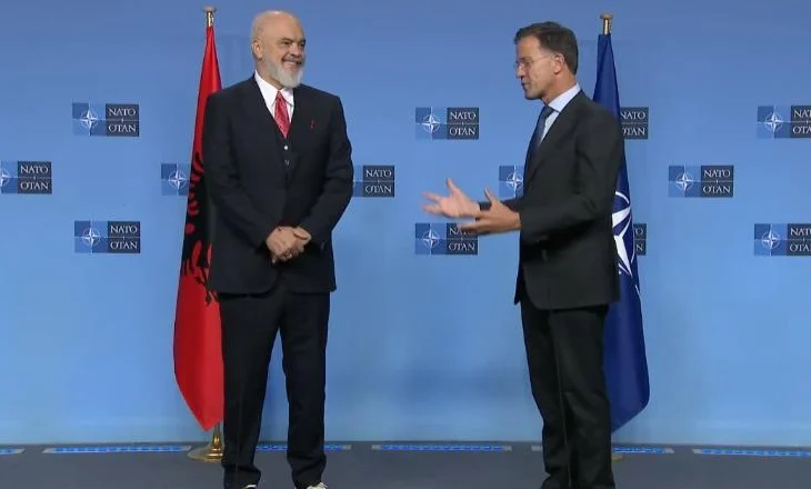 Kryeministri Rama në Bruksel, takohet me shefin e NATO-s Mark Rutte