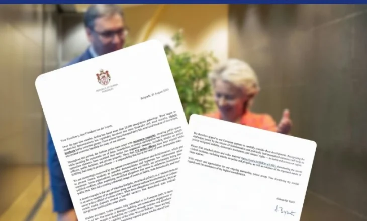 Letra e turpit për BE-në/ Vuçiç në panik, i ankohet von der Leyen, teksa policia e tij akuzohet për dhunë barbare ndaj studentëve