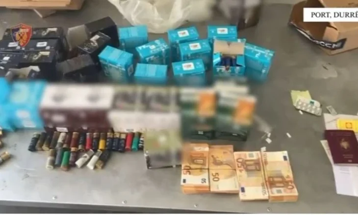 Me 1 mijë fishekë gjahu dhe 20 mijë euro të padeklaruara, arrestohet 55-vjeçari në Durrës