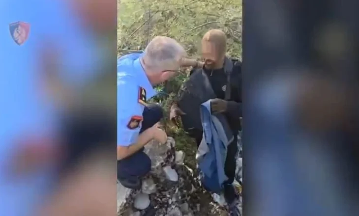 Me çorape në kokë dhe çantë në krahë, policia e Shkodrës publikon pamjet nga arrestimi i Ragip Gilës