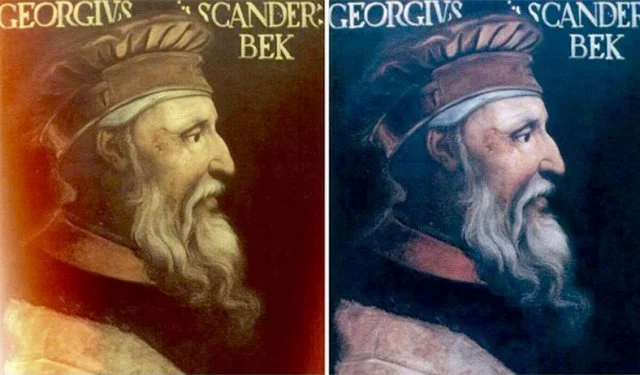 Me një plagë në syrin e djathtë, historia e portretit të vetëm origjinal të Skënderbeut (Foto)