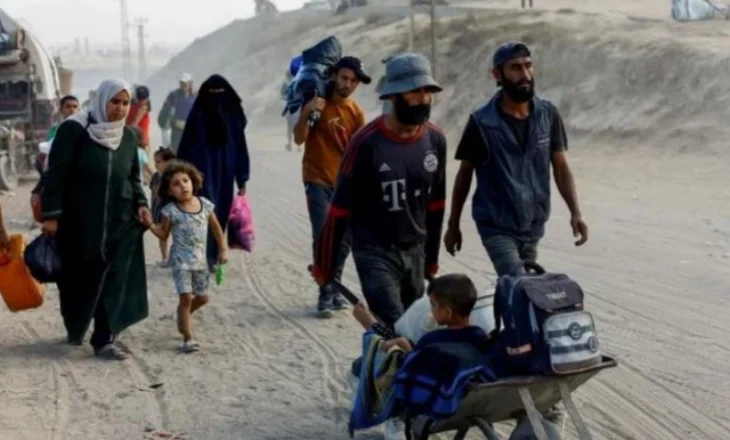 Mijëra palestinezë zhvendosen ndërsa trupat izraelite hyjnë në qytetin e Gazës