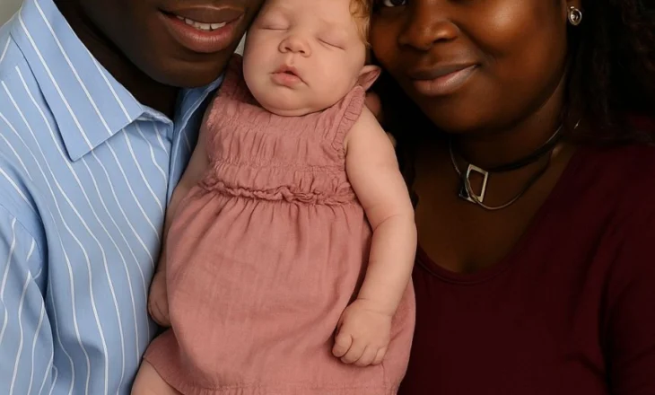 ‘Mrekulli’ në Londër rasti i çiftit nigerian që lindën vajzë të bardhë, bjonde e sy blu