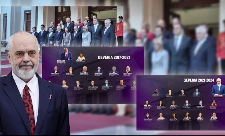 Ndryshimet e qeverive gjatë 3 mandateve të socialistëve, Rama lëvizi 42 ministra