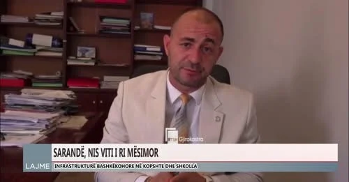 Nënkryetari i Bashkisë së Sarandës Florjan Sali: Dita e parë na gjen me invstime në infrastrukturën shkollore