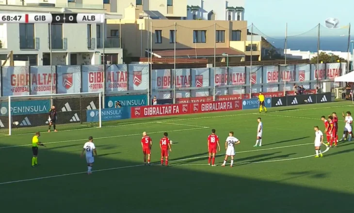 Një penallti shpëton kuqezinjtë/ Shqipëria fiton miqësoren me Gjibraltarin