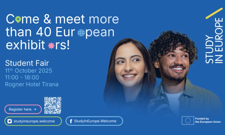 Njihuni me mundësitë e arsimit të lartë europian në Tiranë!